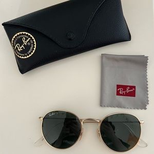 Ray Ban Round Metal Sunglasses